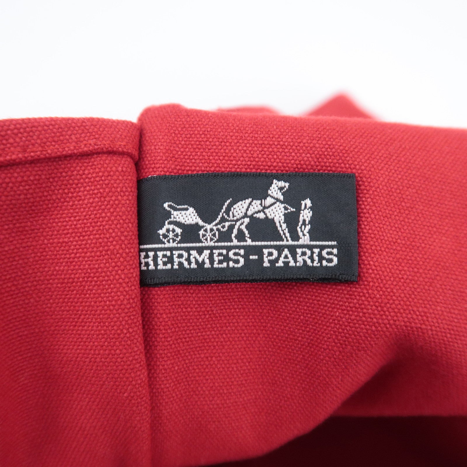 HERMES Bolide Dress Shirt Storage Pouch Tapis De Selle Red