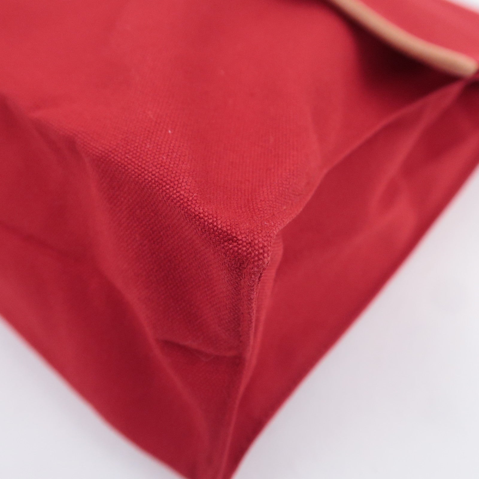 HERMES Bolide Dress Shirt Storage Pouch Tapis De Selle Red