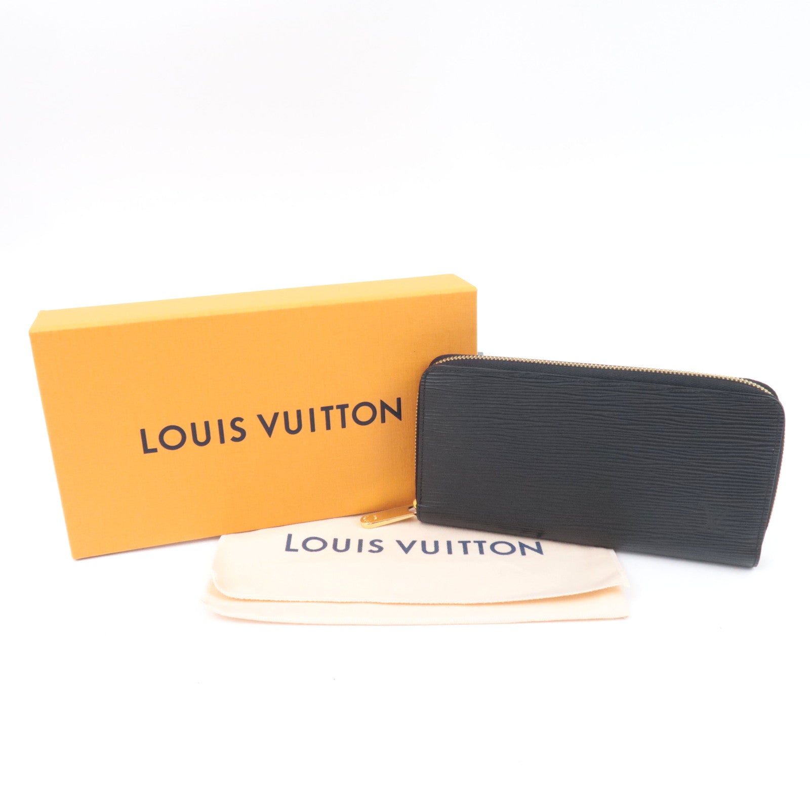 Louis Vuitton Epi Zippy Wallet Noir M61857