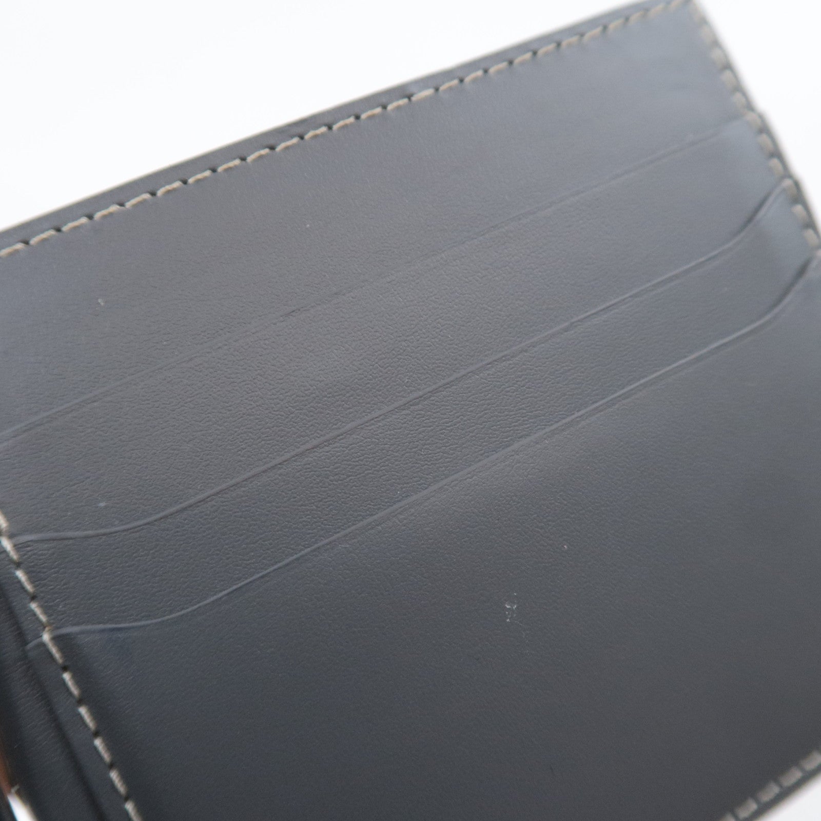 GOYARD Herringbone Saint-Thomas Money Clip Bill Wallet PVC Gray