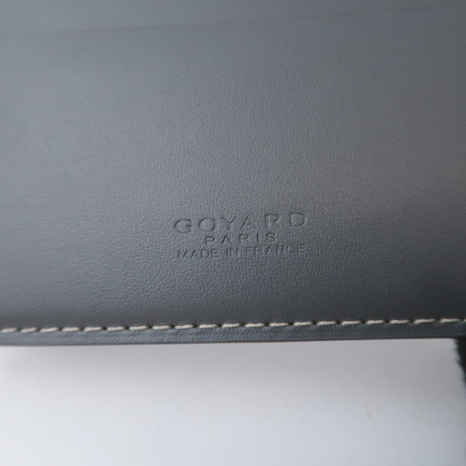 GOYARD Herringbone Saint-Thomas Money Clip Bill Wallet PVC Gray