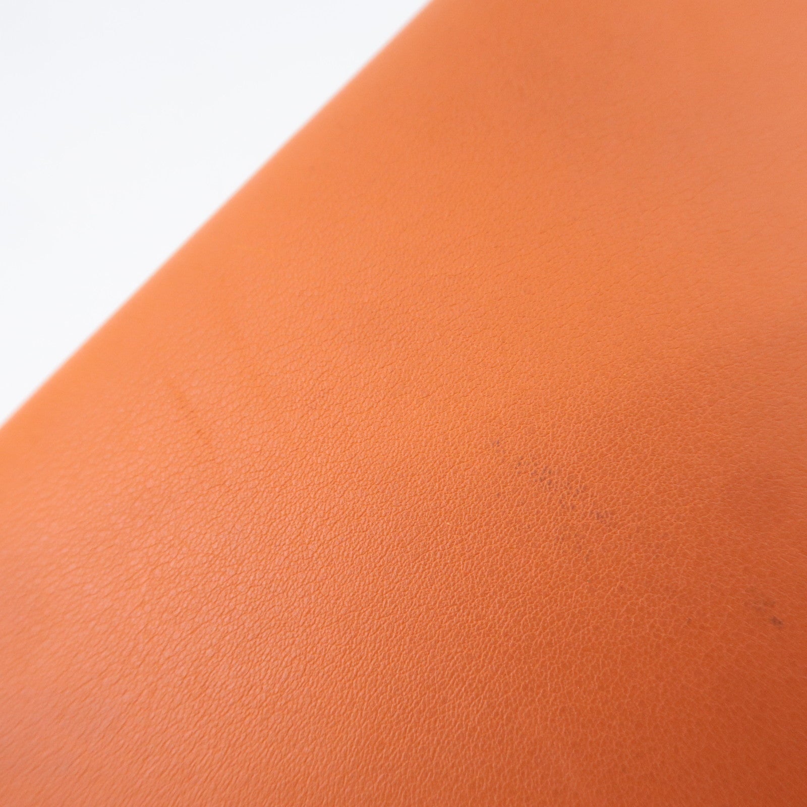 HERMES Dogon GM Wallet X Stamp (2016) Veau Swift Orange