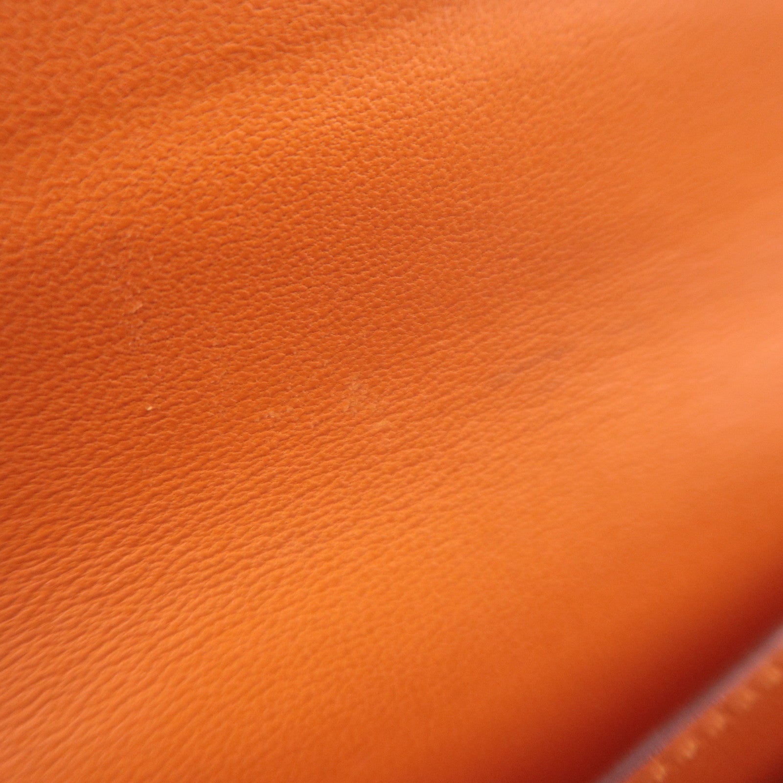 HERMES Dogon GM Wallet X Stamp (2016) Veau Swift Orange