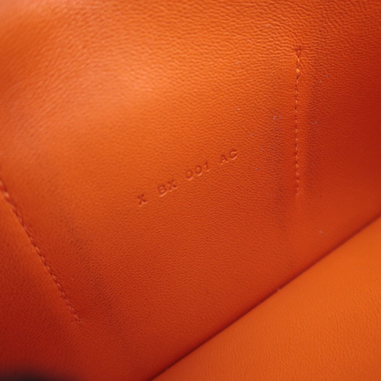 HERMES Dogon GM Wallet X Stamp (2016) Veau Swift Orange