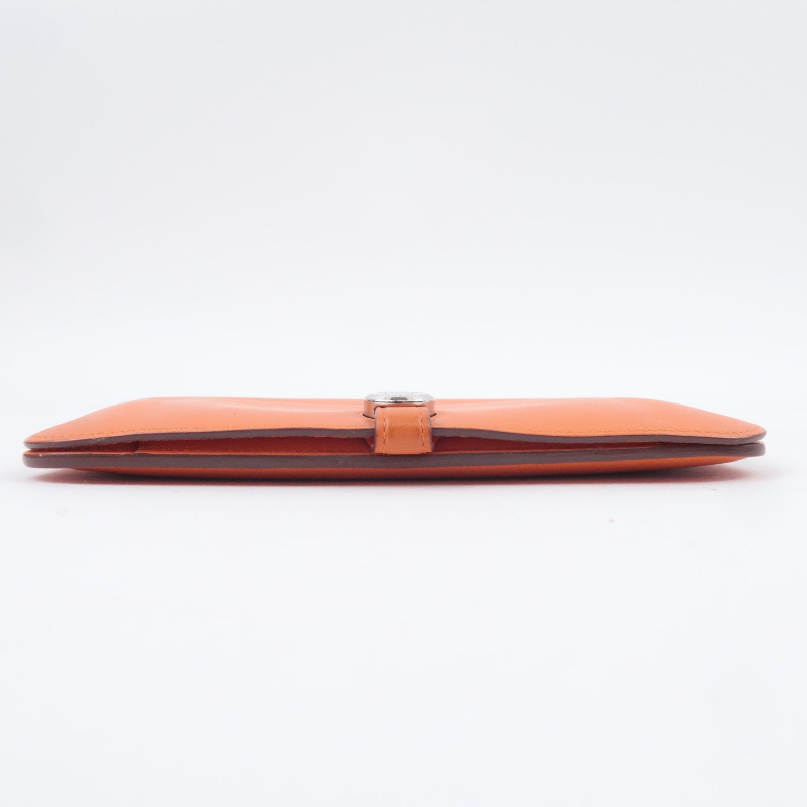 HERMES Dogon GM Wallet X Stamp (2016) Veau Swift Orange