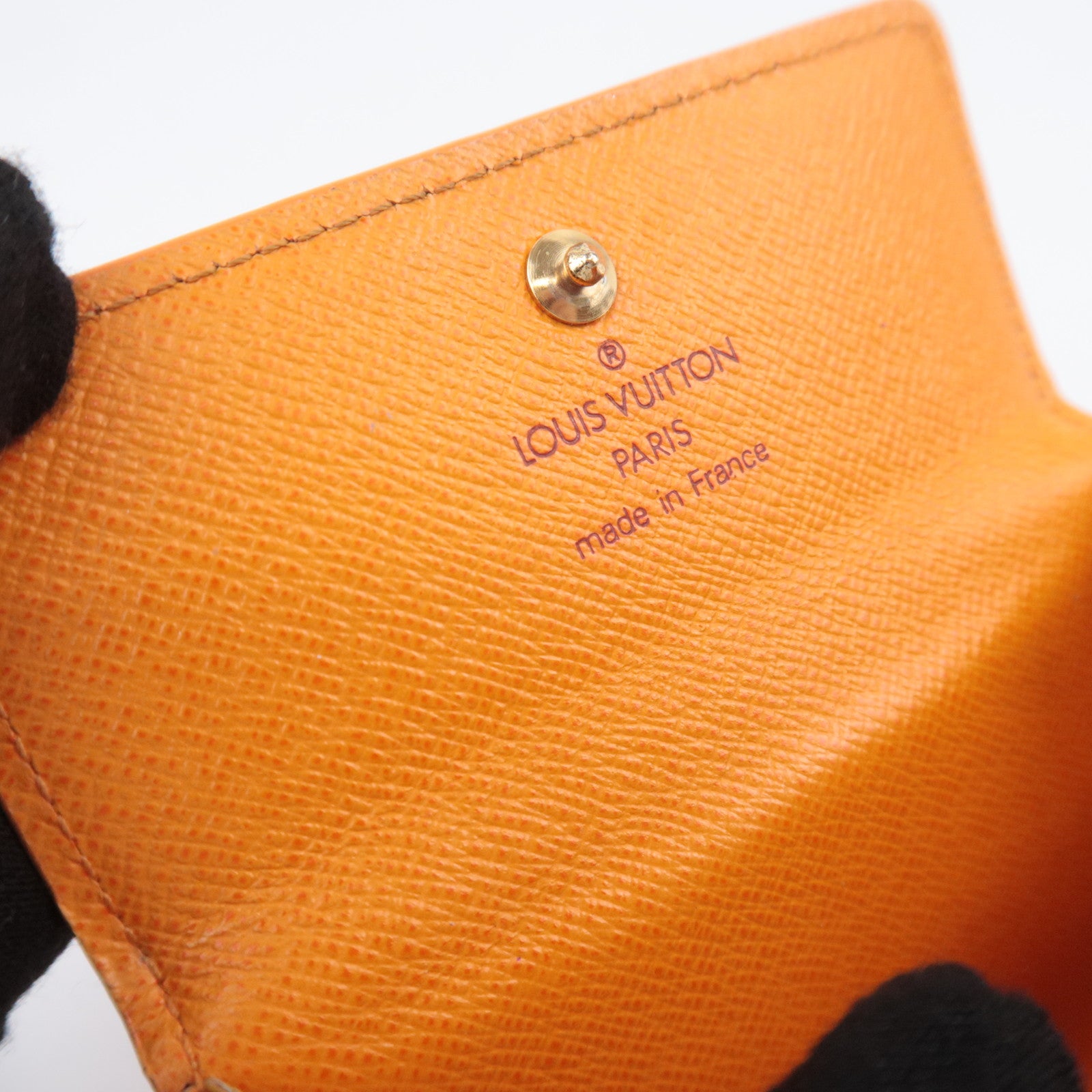 Louis Vuitton Epi Ludlow Coin Case Mandarin M6330H