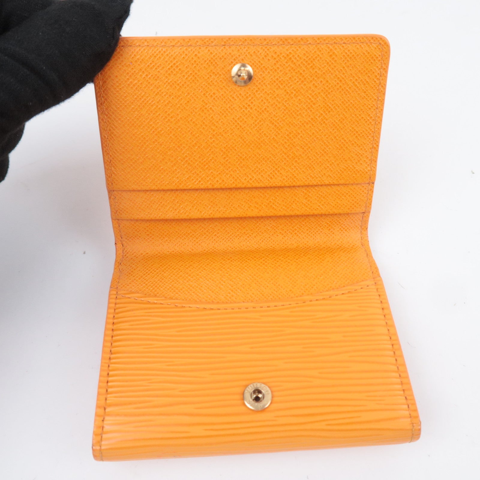 Louis Vuitton Epi Ludlow Coin Case Mandarin M6330H