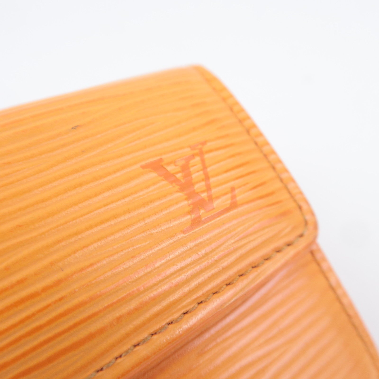 Louis Vuitton Epi Ludlow Coin Case Mandarin M6330H