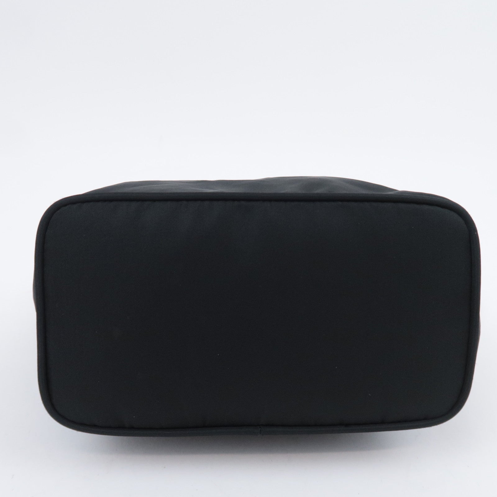 PRADA Logo Nylon Shoulder Bag Black BR1577