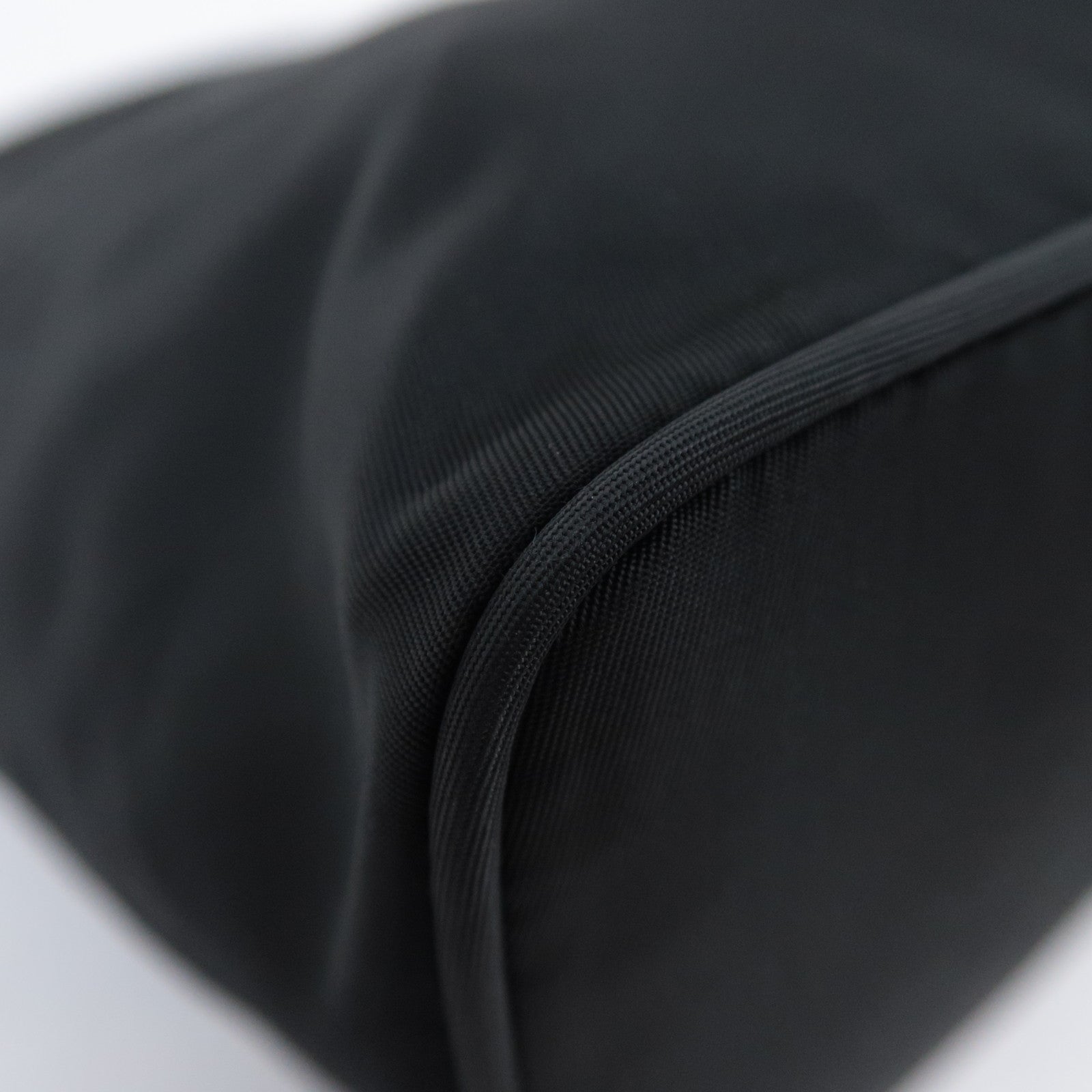 PRADA Logo Nylon Shoulder Bag Black BR1577