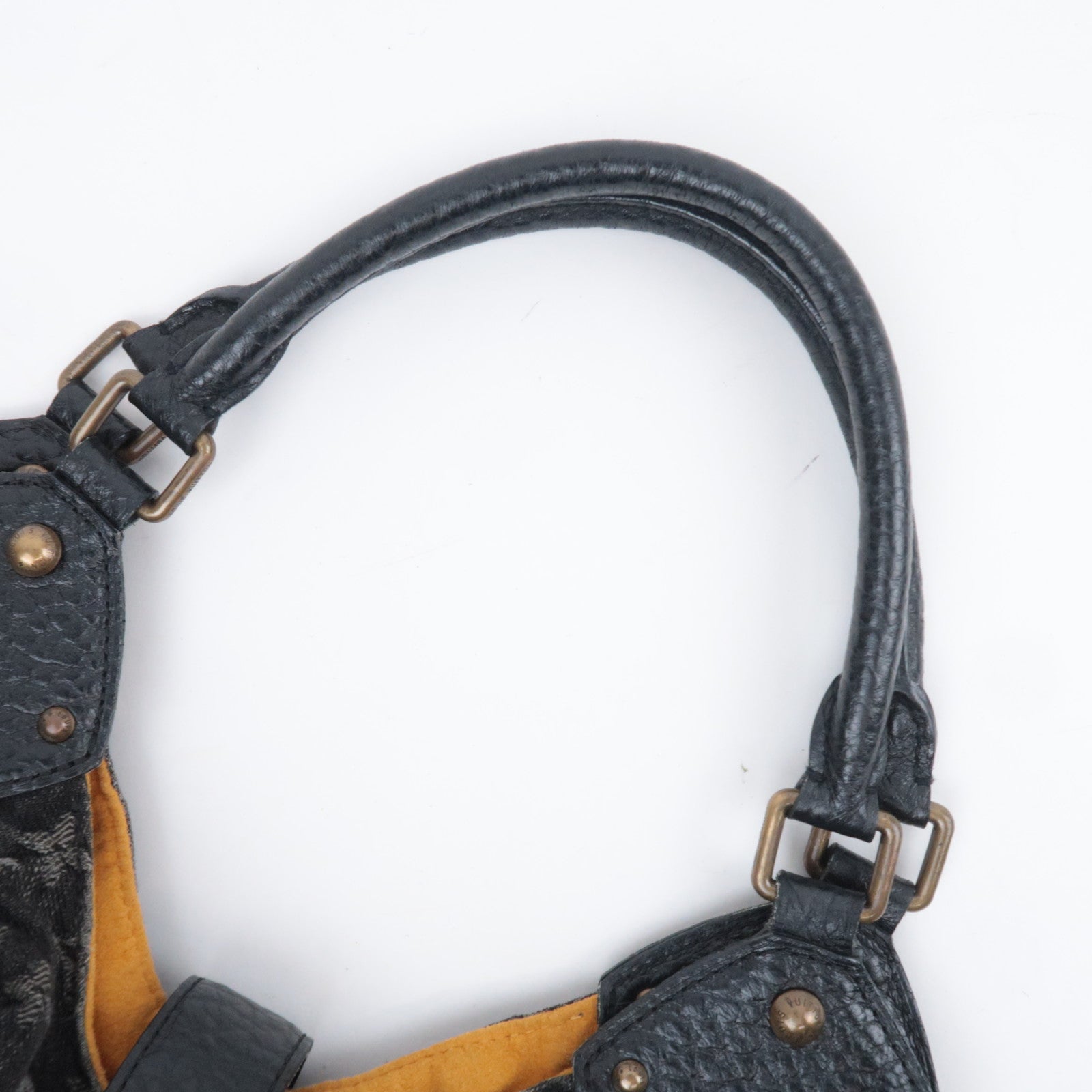 Louis Vuitton Monogram Denim XL Shoulder Bag Noir M95510