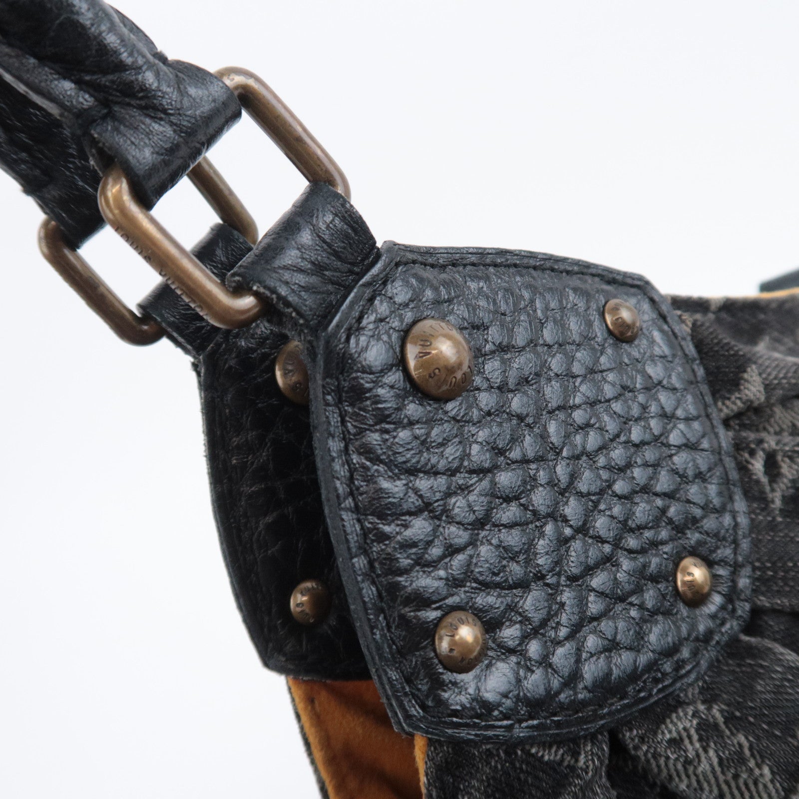 Louis Vuitton Monogram Denim XL Shoulder Bag Noir M95510