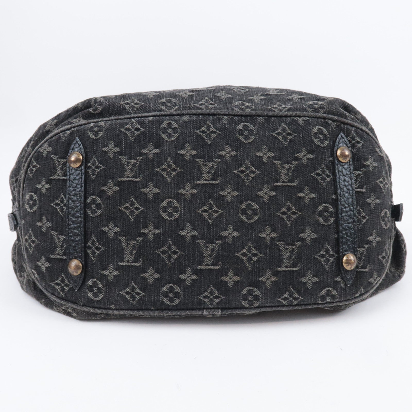 Louis Vuitton Monogram Denim XL Shoulder Bag Noir M95510