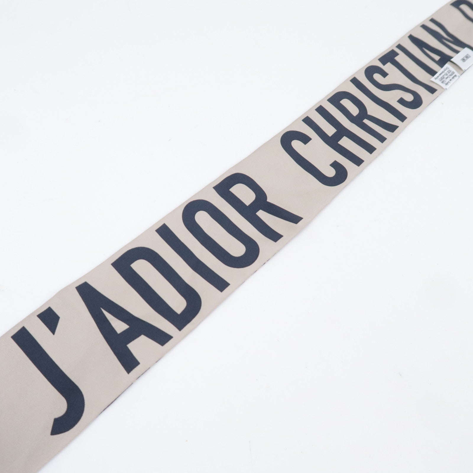 Dior Mitzah Trotter Scarf 100% Silk Navy