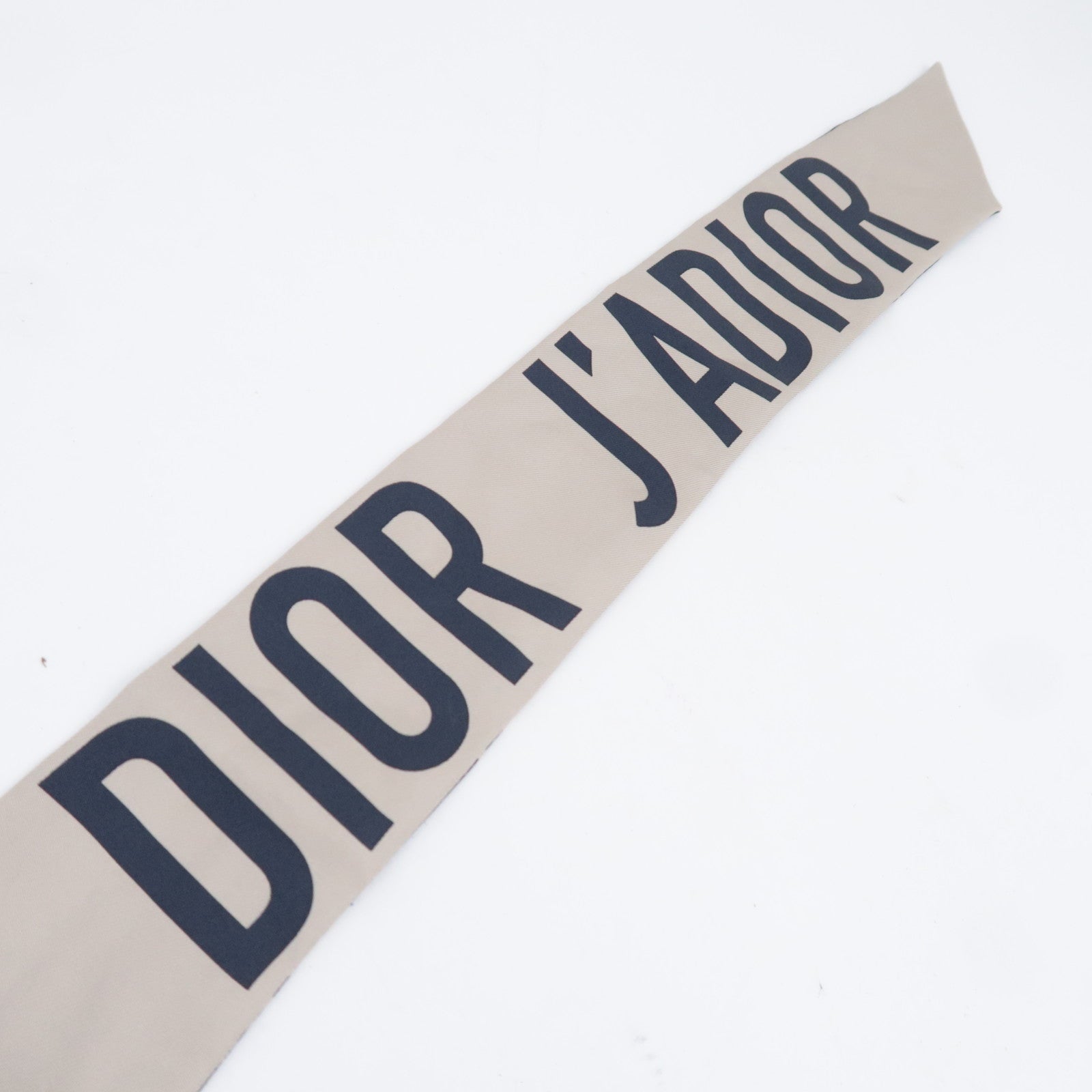 Dior Mitzah Trotter Scarf 100% Silk Navy