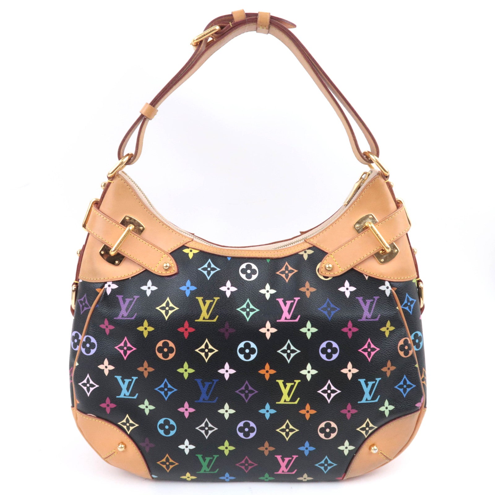 Louis Vuitton Murakami Monogram Multicolor Greta Bag Noir M40196