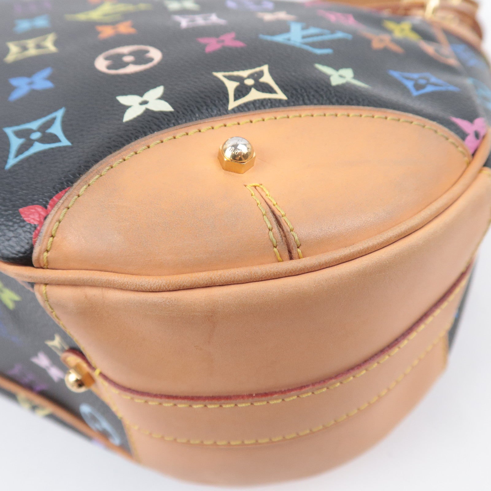 Louis Vuitton Murakami Monogram Multicolor Greta Bag Noir M40196