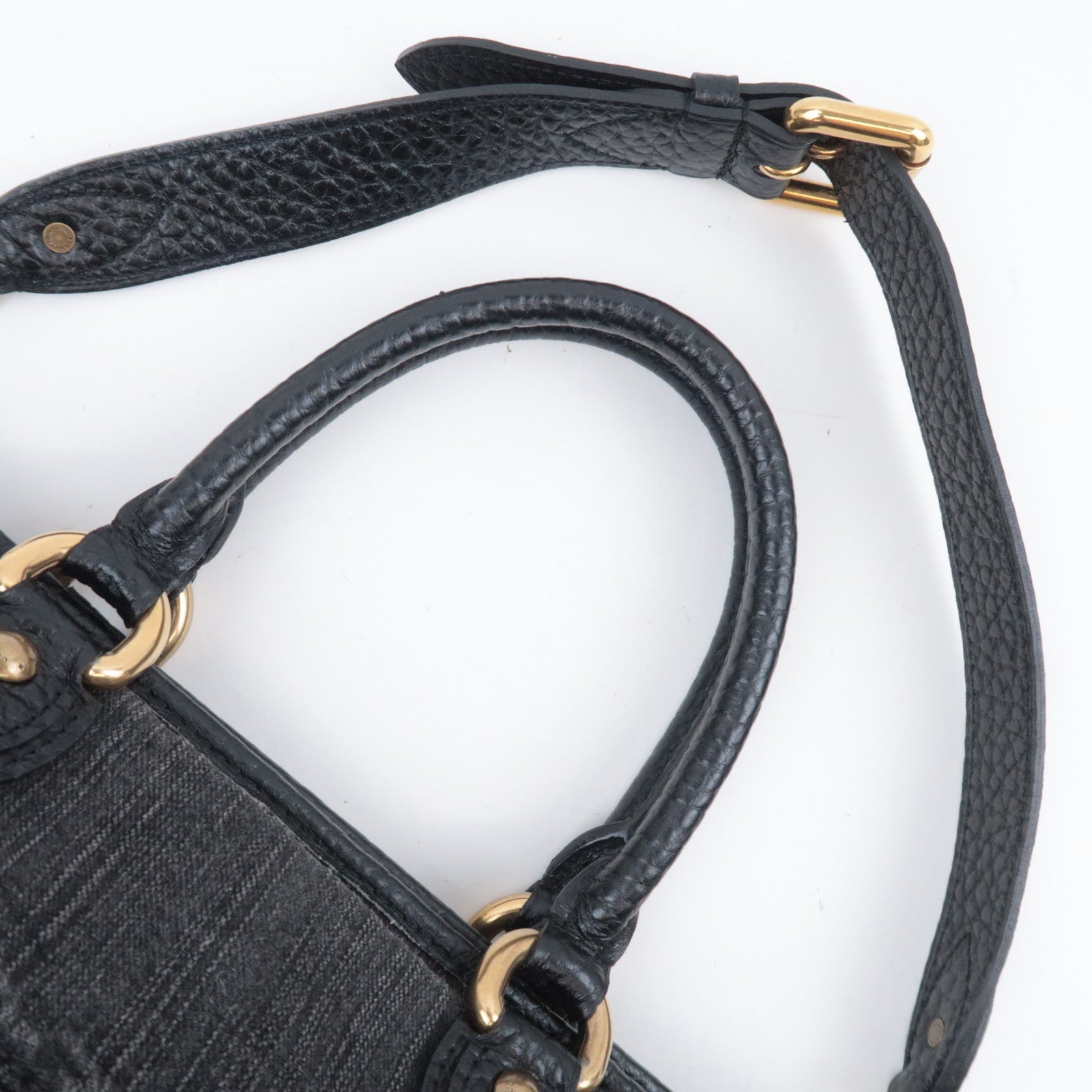 Louis Vuitton Monogram Denim Neo Cabby MM Noir M95351