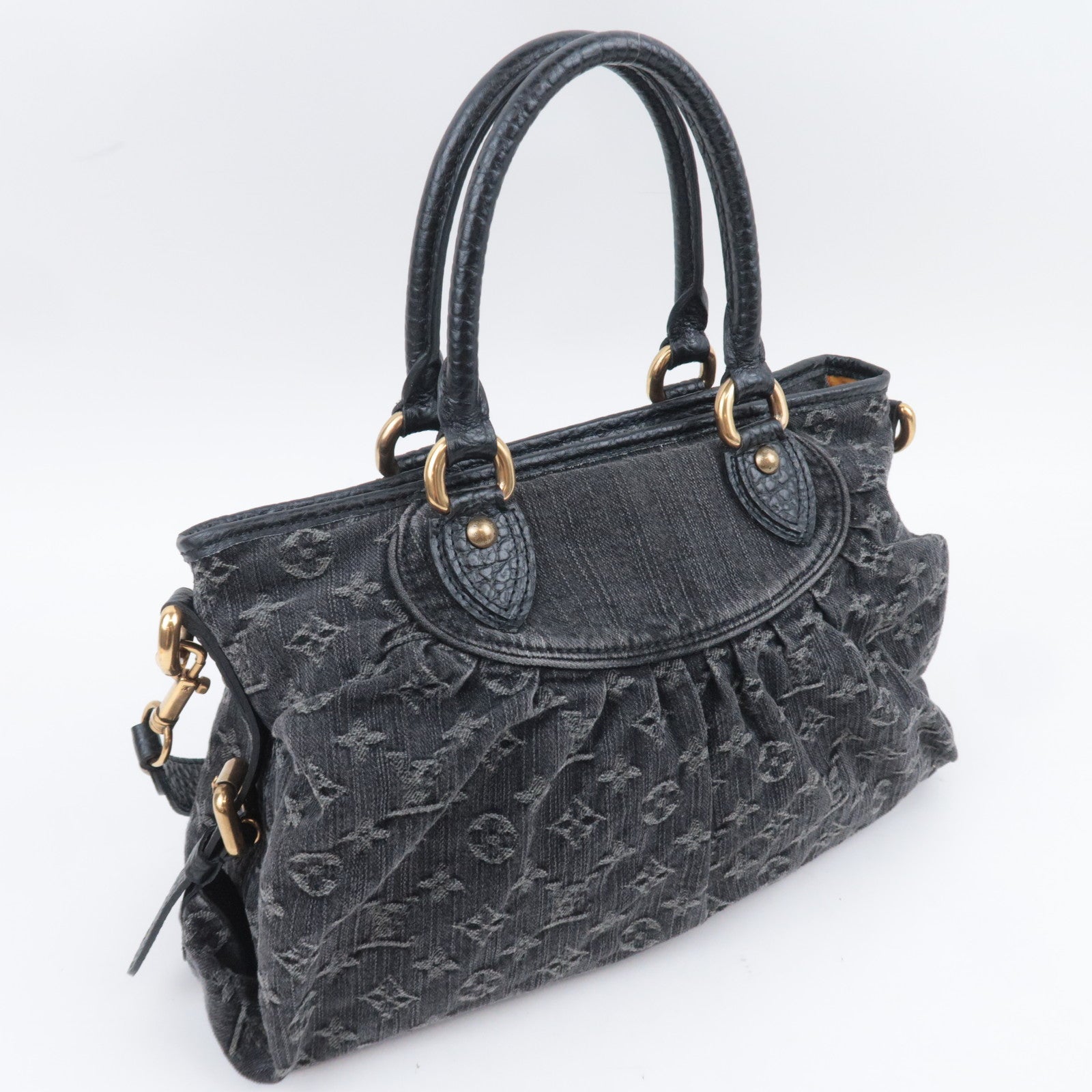 Louis Vuitton Monogram Denim Neo Cabby MM Noir M95351