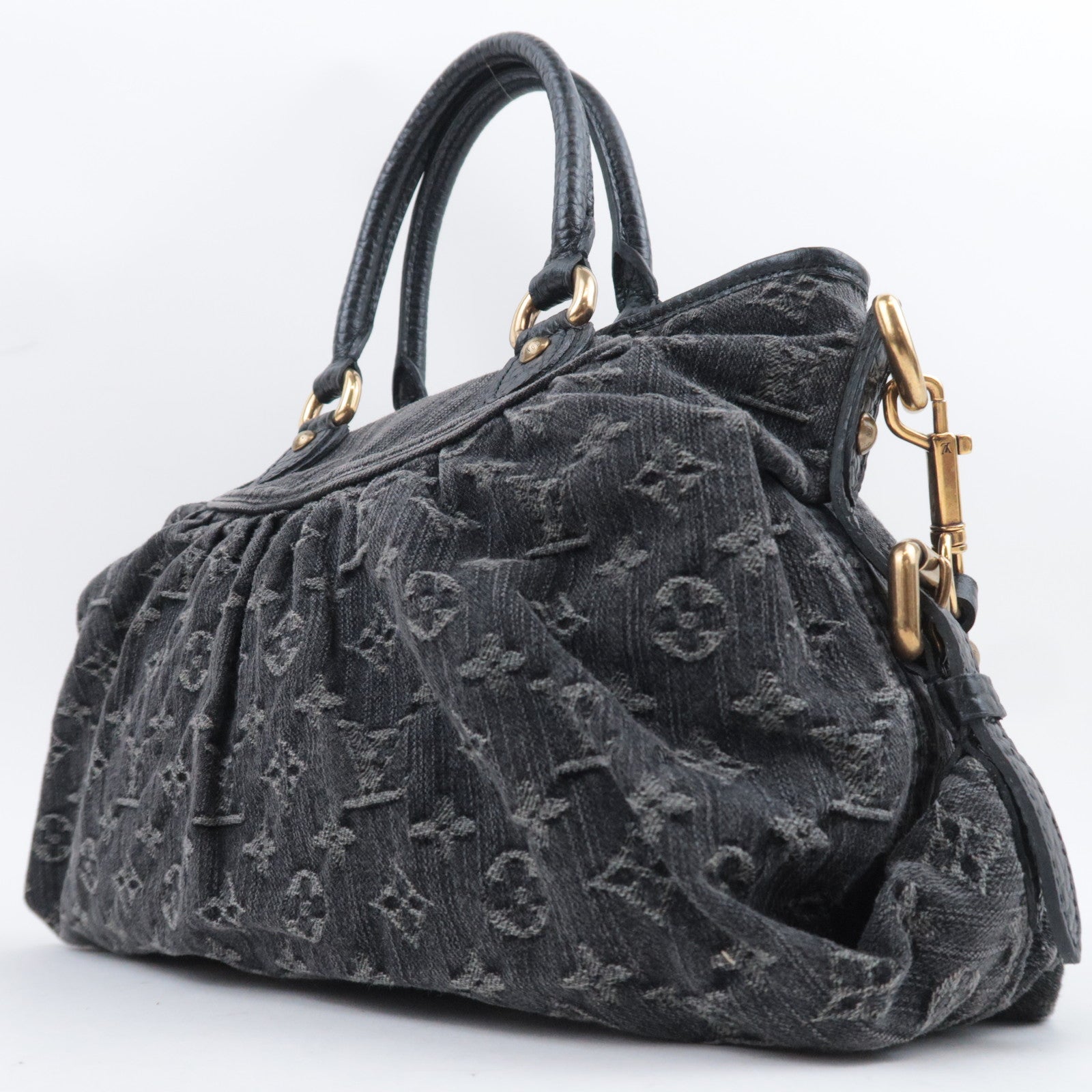 Louis Vuitton Monogram Denim Neo Cabby MM Noir M95351