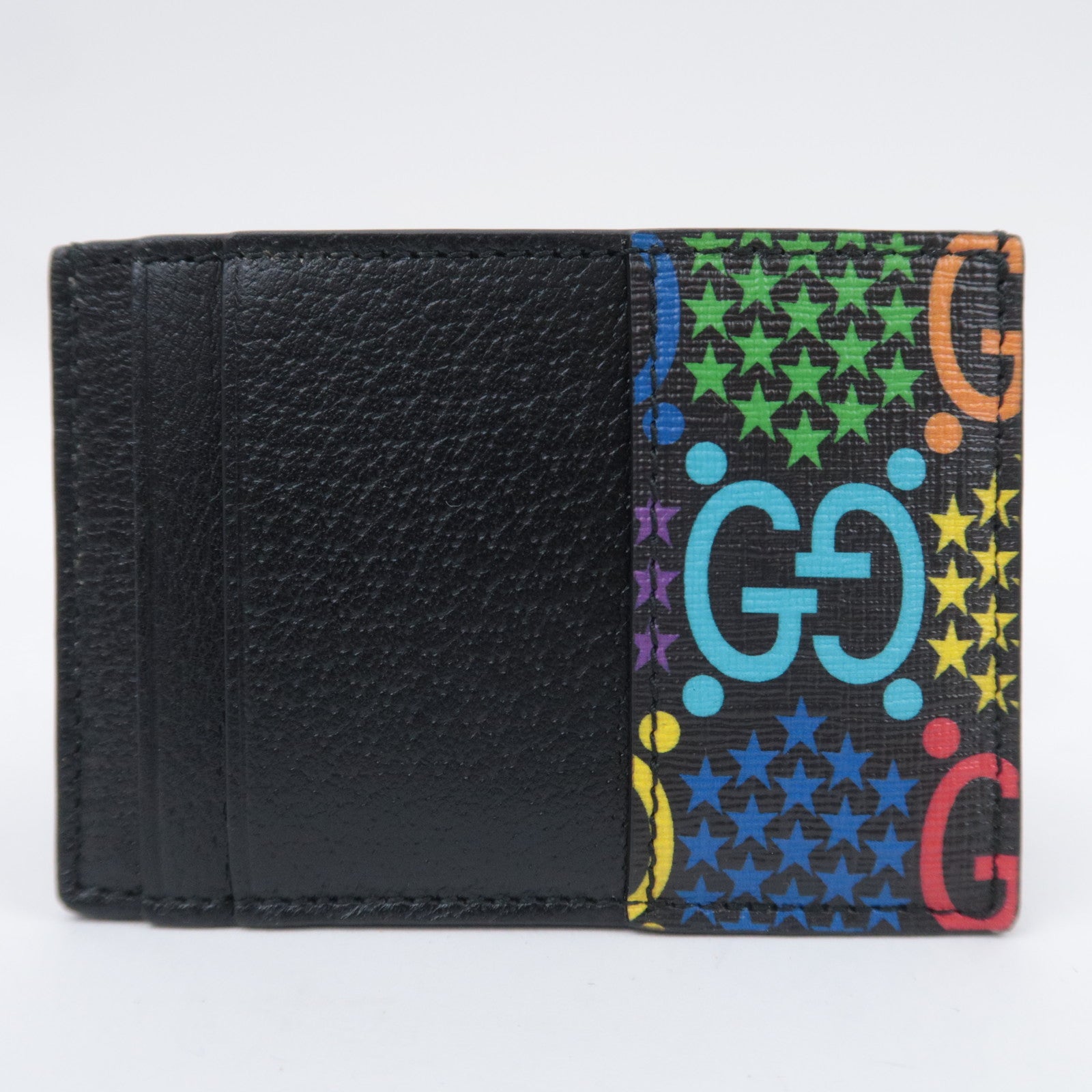 GUCCI GG Psychedelic Star Card Case Rainbow Color 601098