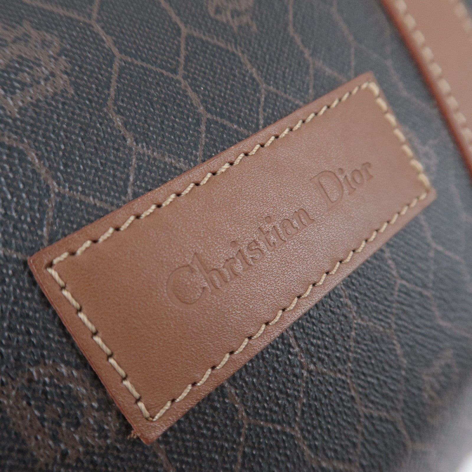 Christian Dior Honeycomb Boston Bag Black