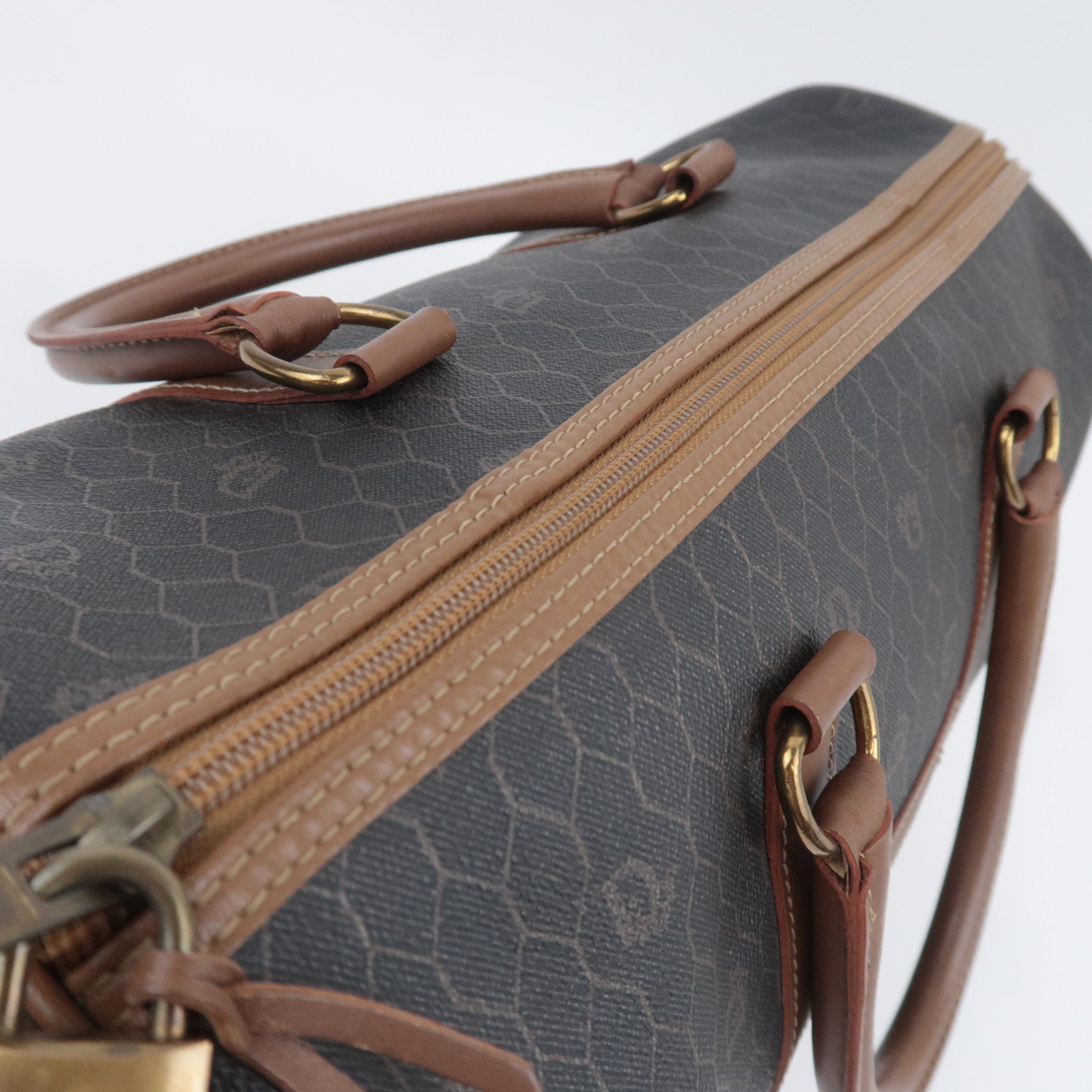 Christian Dior Honeycomb Boston Bag Black