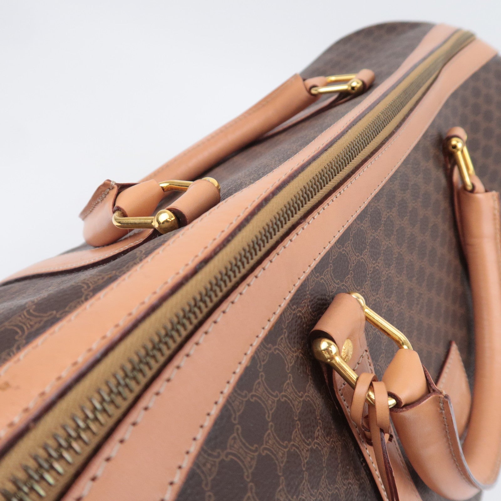 CELINE Macadam Boston Bag Large Brown