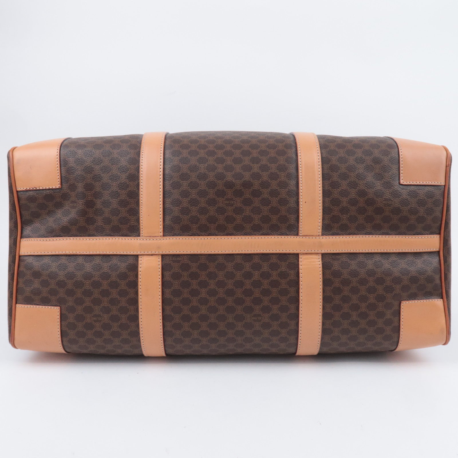 CELINE Macadam Boston Bag Large Brown