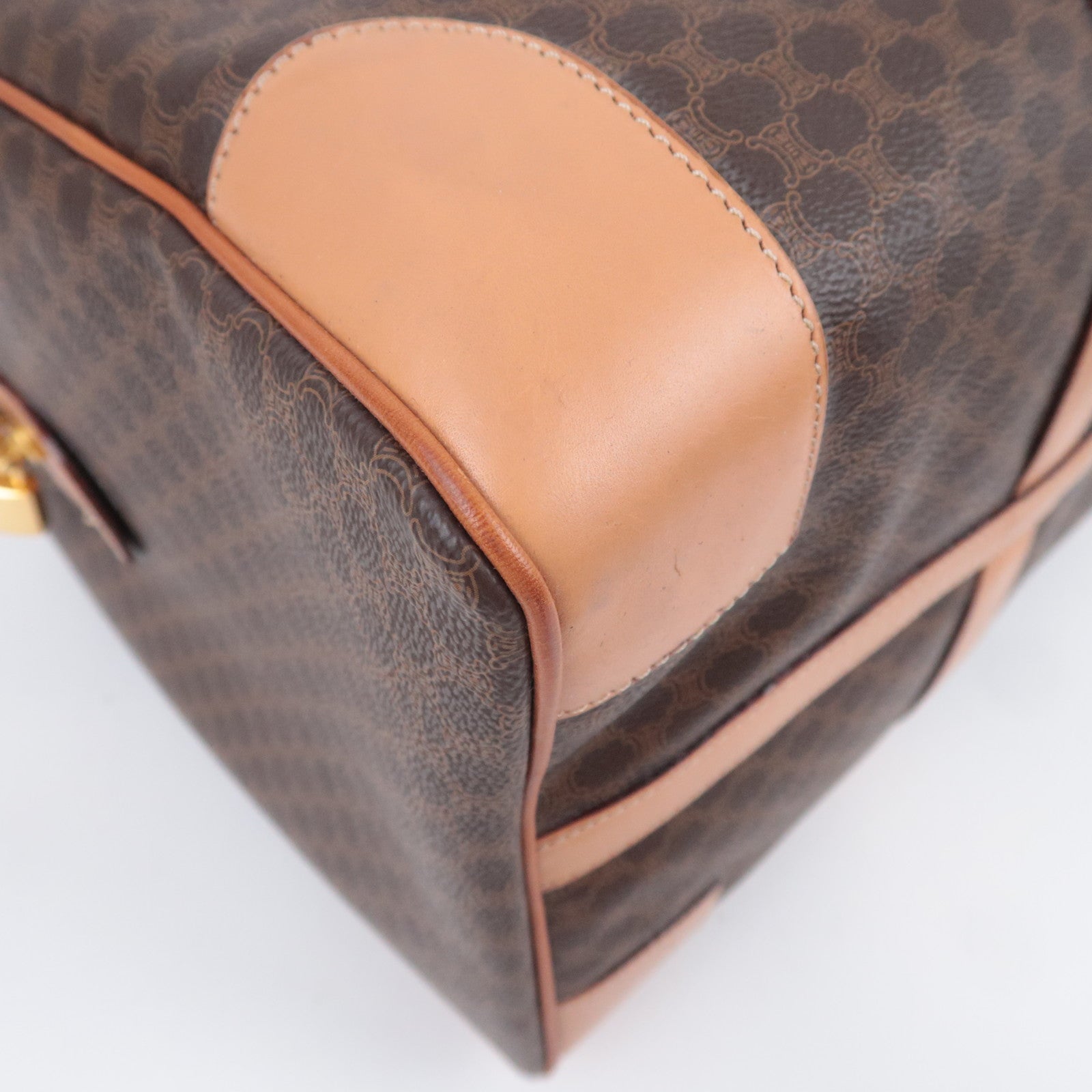 CELINE Macadam Boston Bag Large Brown