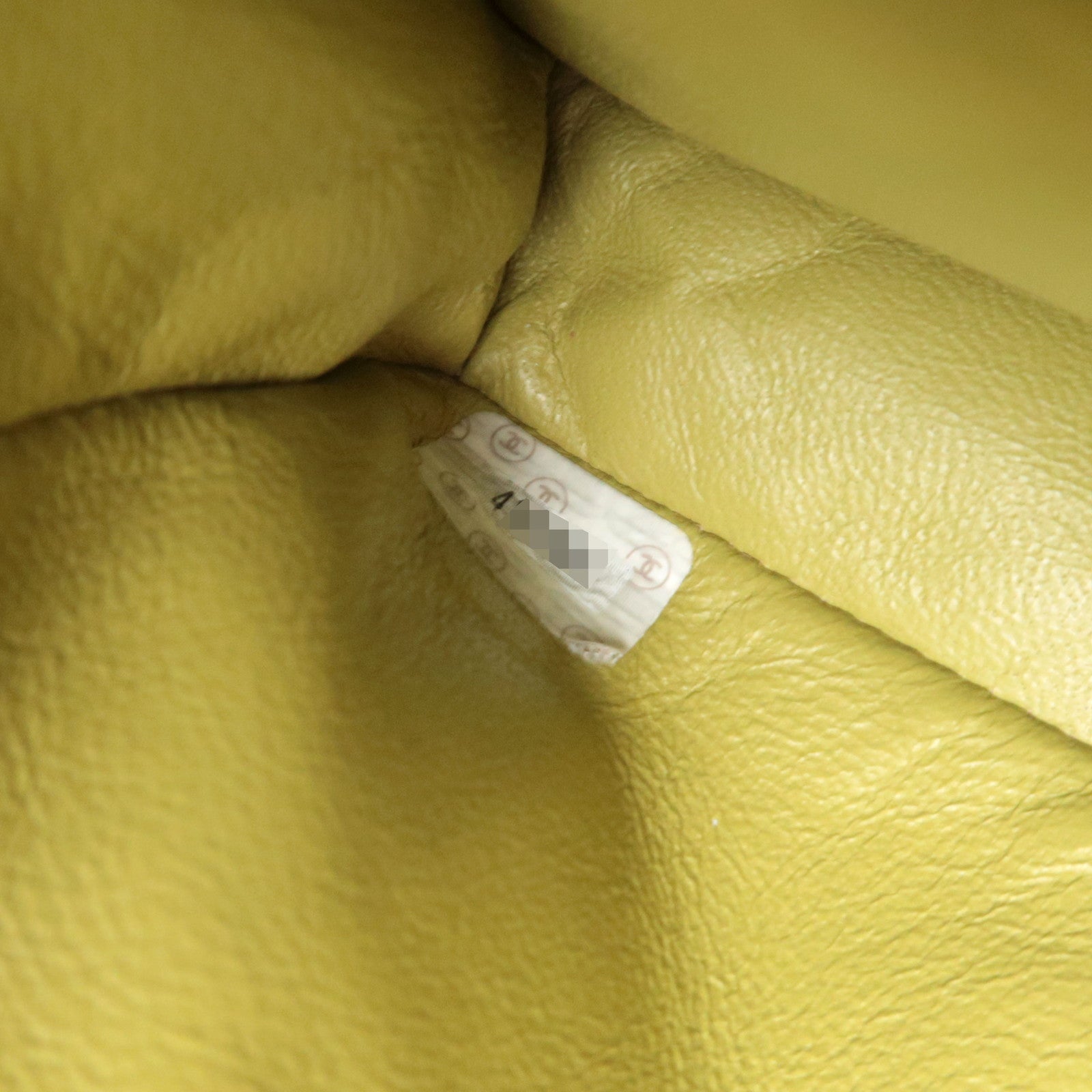 CHANEL Classic Double Flap Bag Lambskin Lime Green