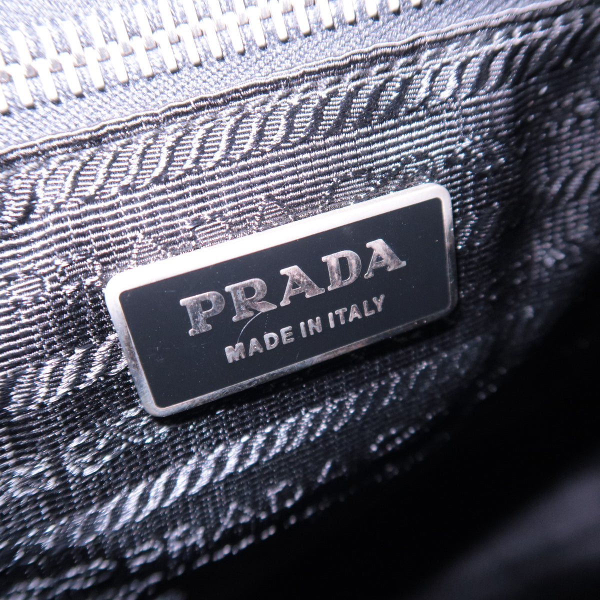 PRADA 2Way Nylon Handbag Black