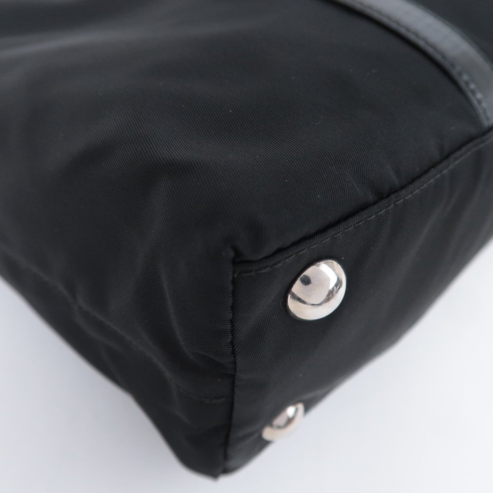 PRADA 2Way Nylon Handbag Black