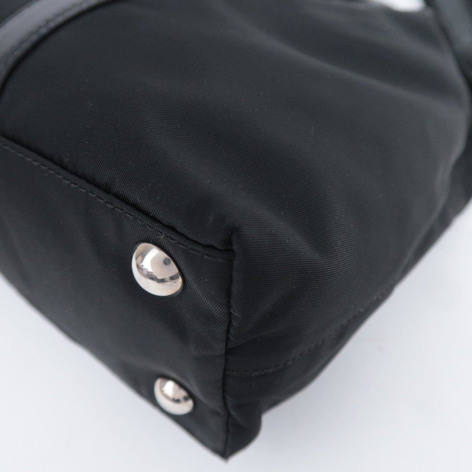 PRADA 2Way Nylon Handbag Black