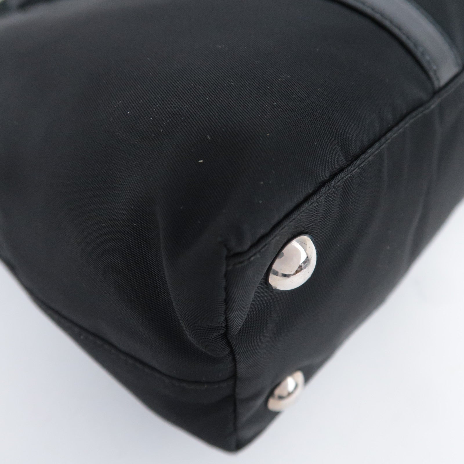 PRADA 2Way Nylon Handbag Black