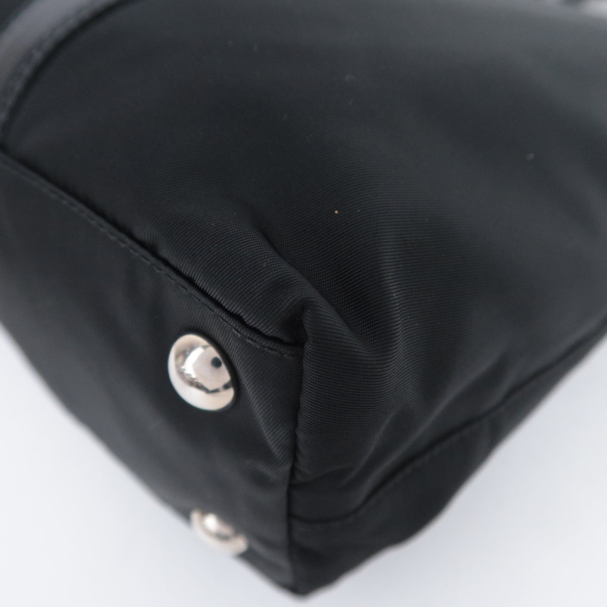 PRADA 2Way Nylon Handbag Black