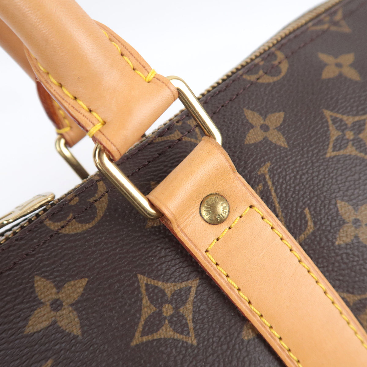 Louis Vuitton Monogram Keepall Bandouliere 55 Travel Bag M41414