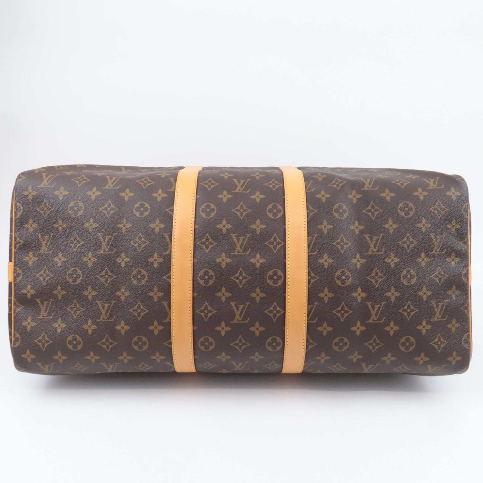 Louis Vuitton Monogram Keepall Bandouliere 55 Travel Bag M41414