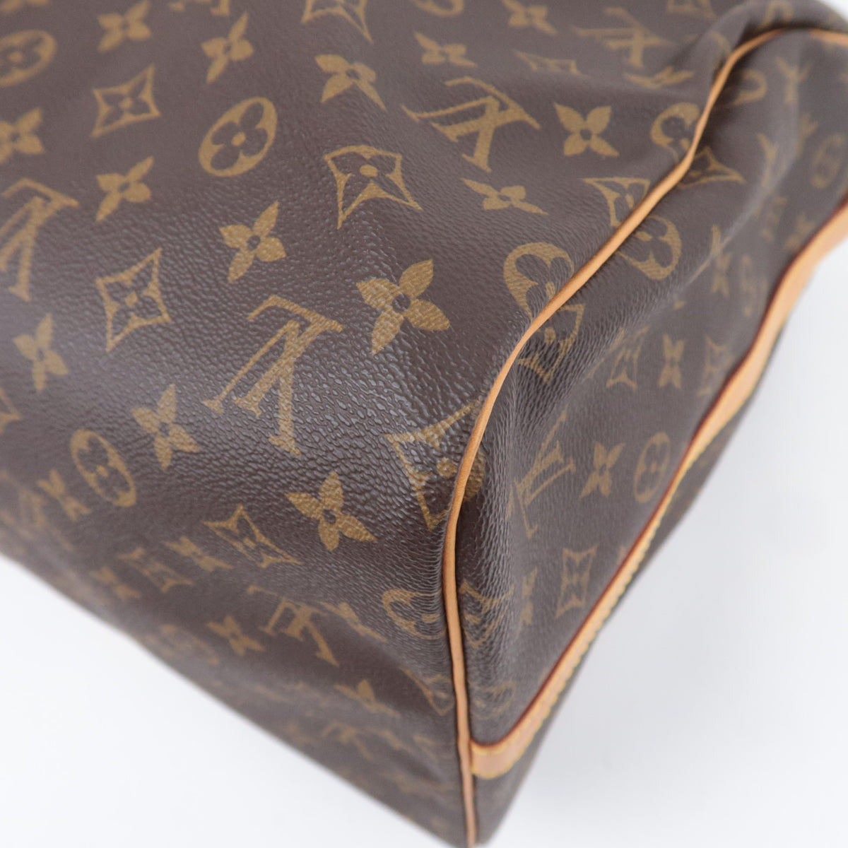 Louis Vuitton Monogram Keepall Bandouliere 55 Travel Bag M41414