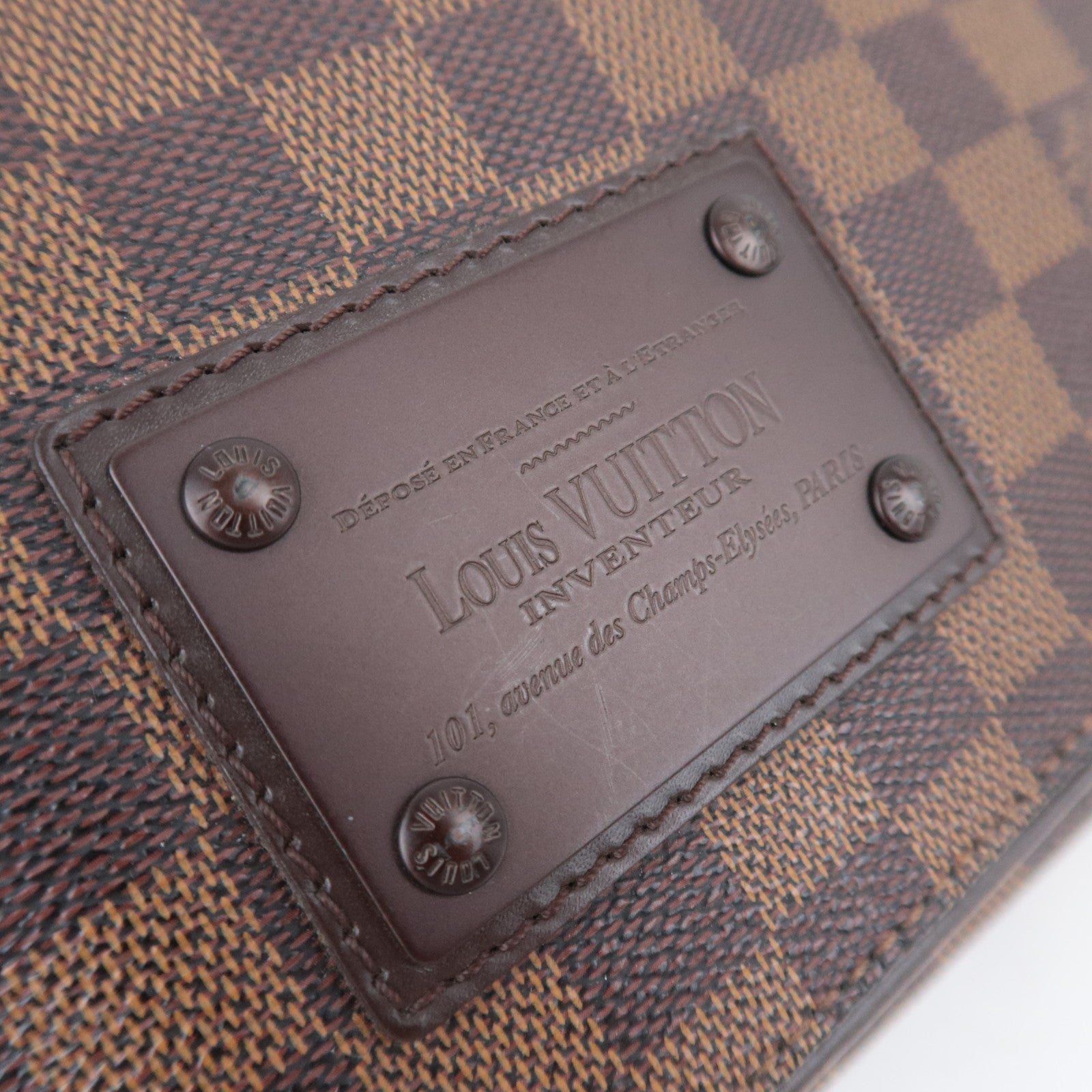 Louis Vuitton Damier Brooklyn MM Crossbody Bag N51211