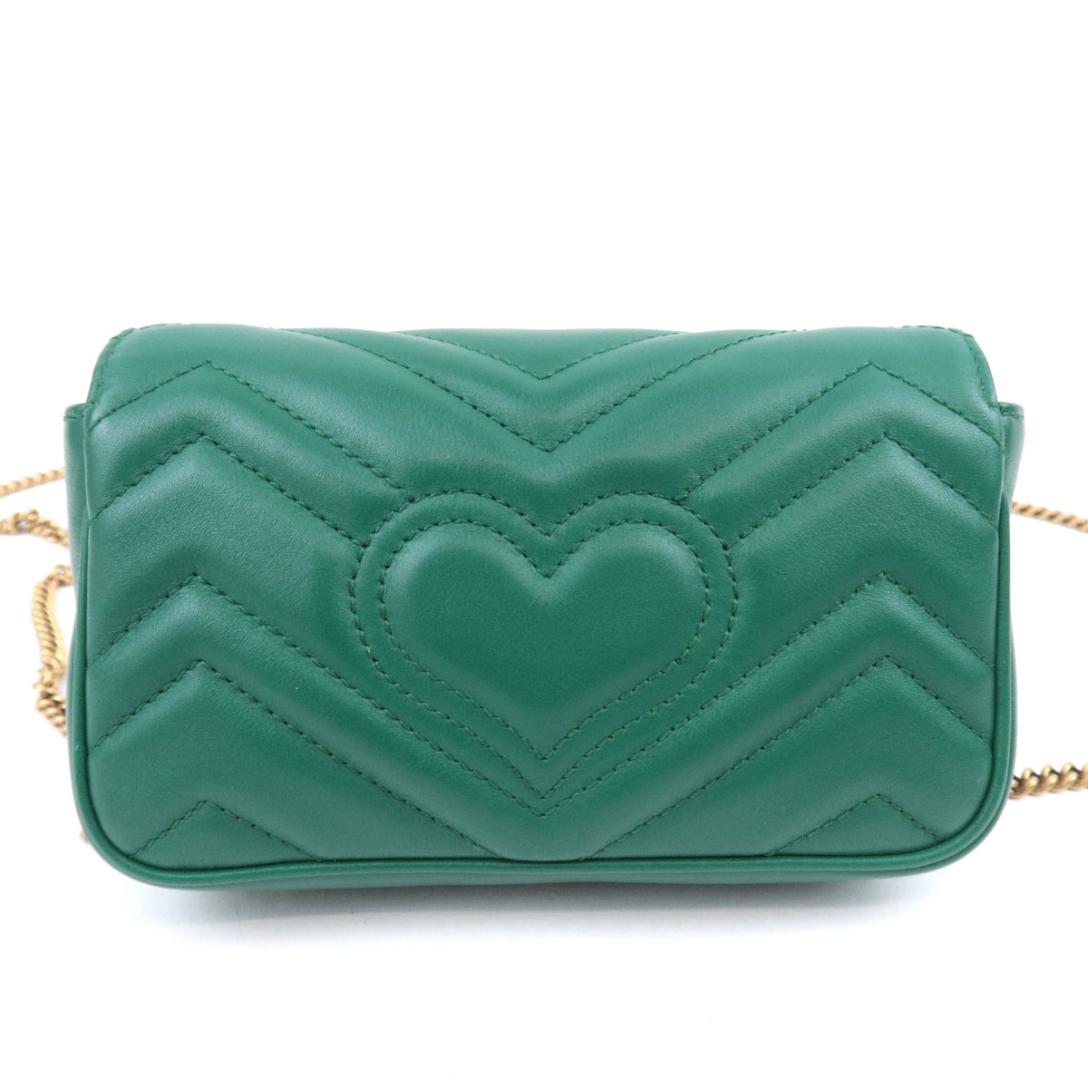 GUCCI GG Marmont Leather Chain Shoulder Bag 476433