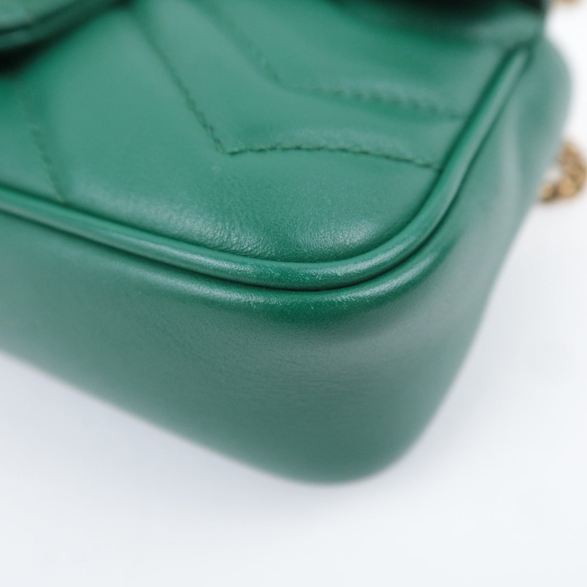 GUCCI GG Marmont Leather Chain Shoulder Bag 476433
