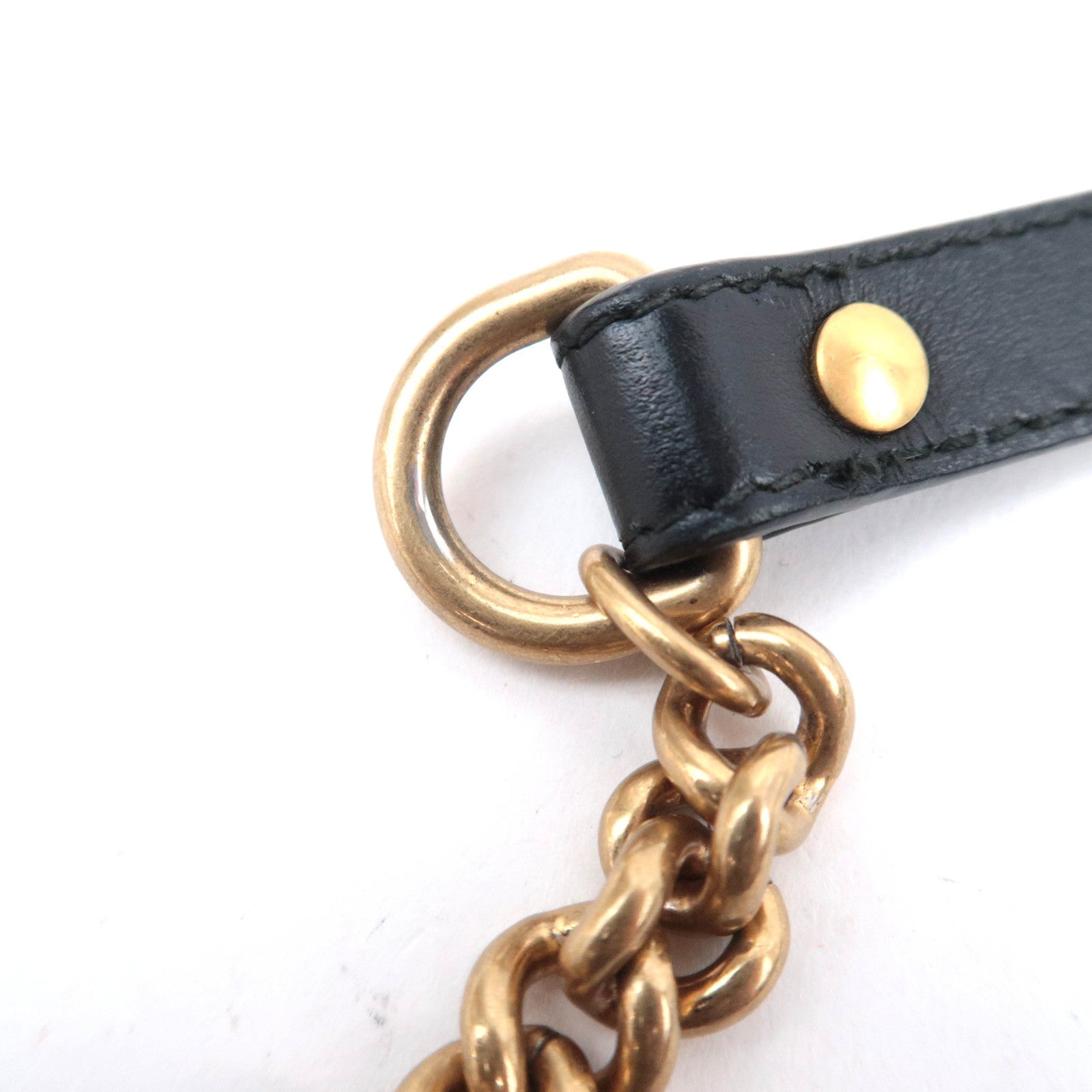 GUCCI GG Marmont Leather Chain Shoulder Bag 448065