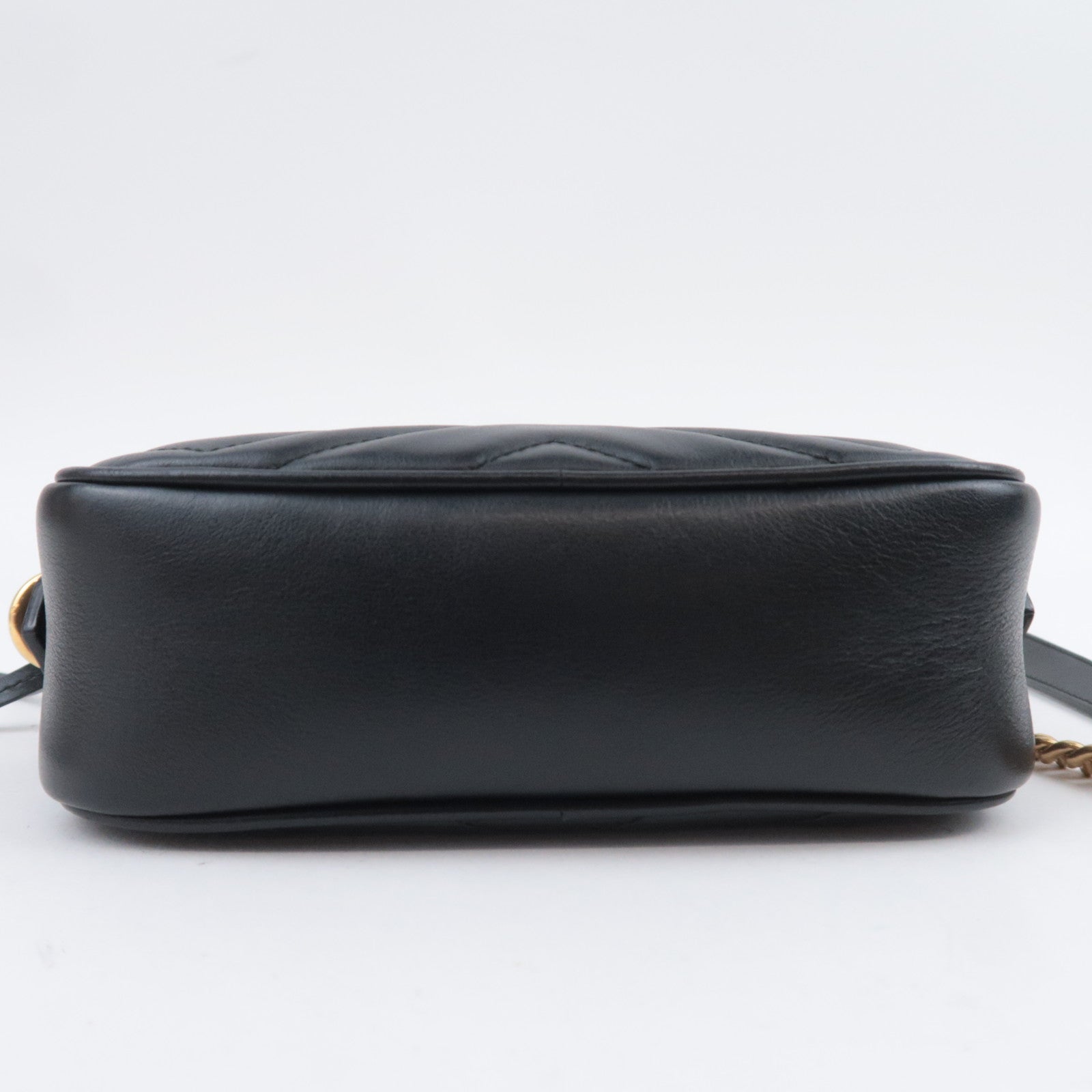 GUCCI GG Marmont Leather Chain Shoulder Bag 448065