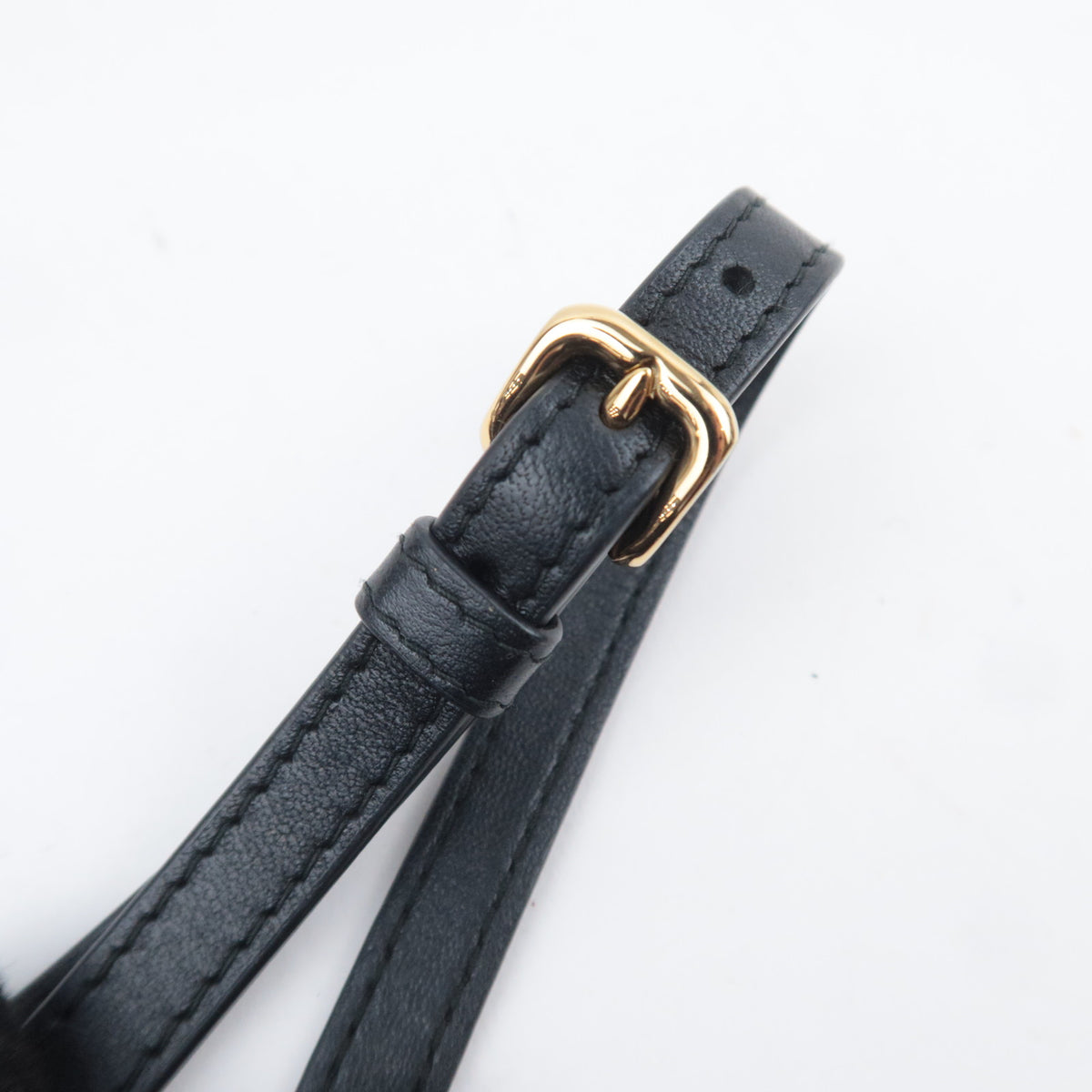 MIU MIU Matelasse Leather Accessory Pouch Black