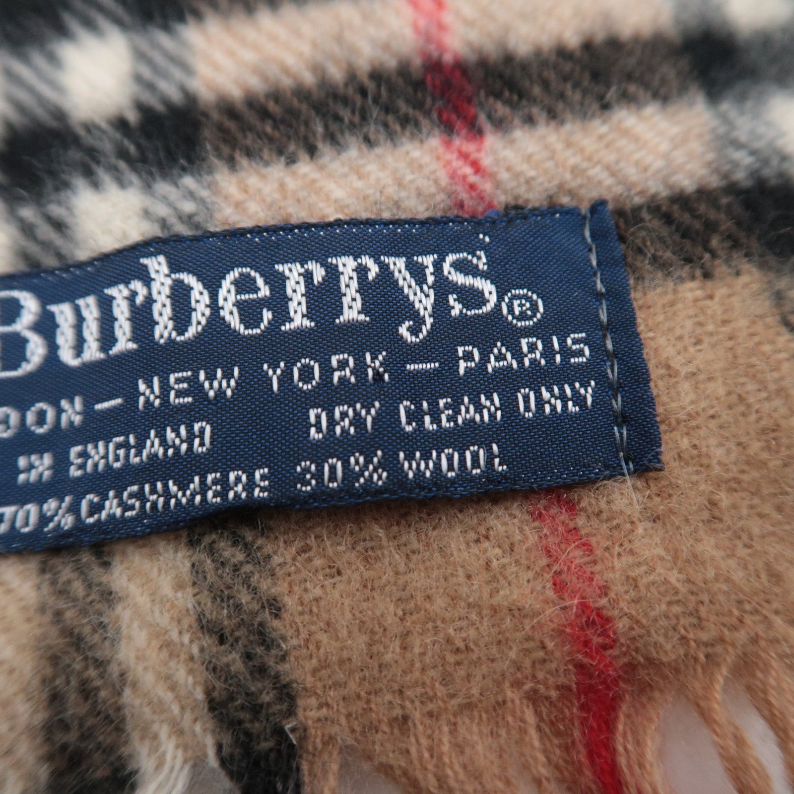 BURBERRY burberrys Nova Plaid Scarf Beige