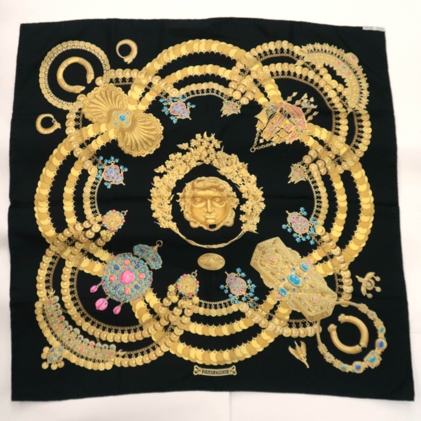 HERMES Carre 90 Scarf KOSMIMA 100% Silk