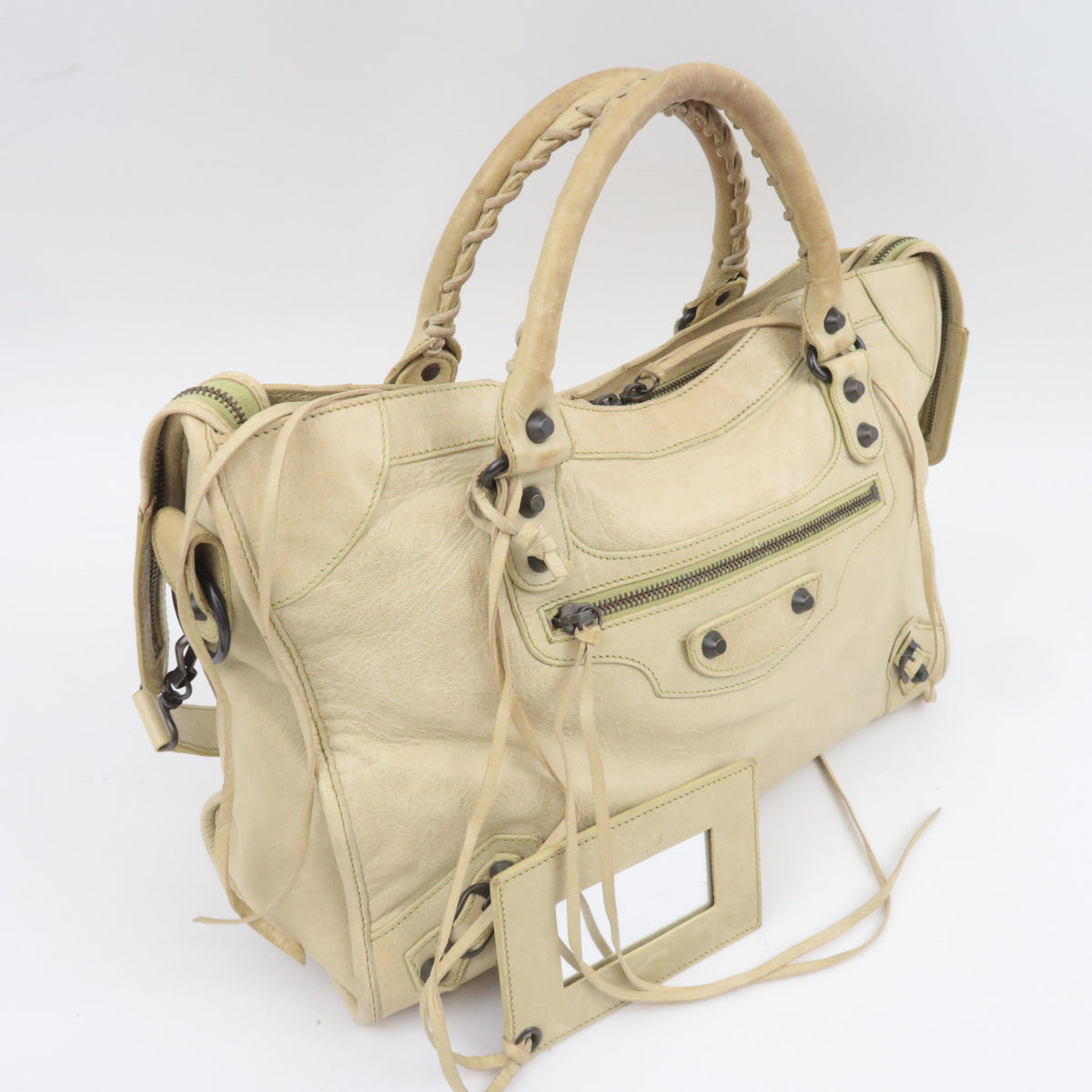 BALENCIAGA The City 2Way Leather Handbag 115748