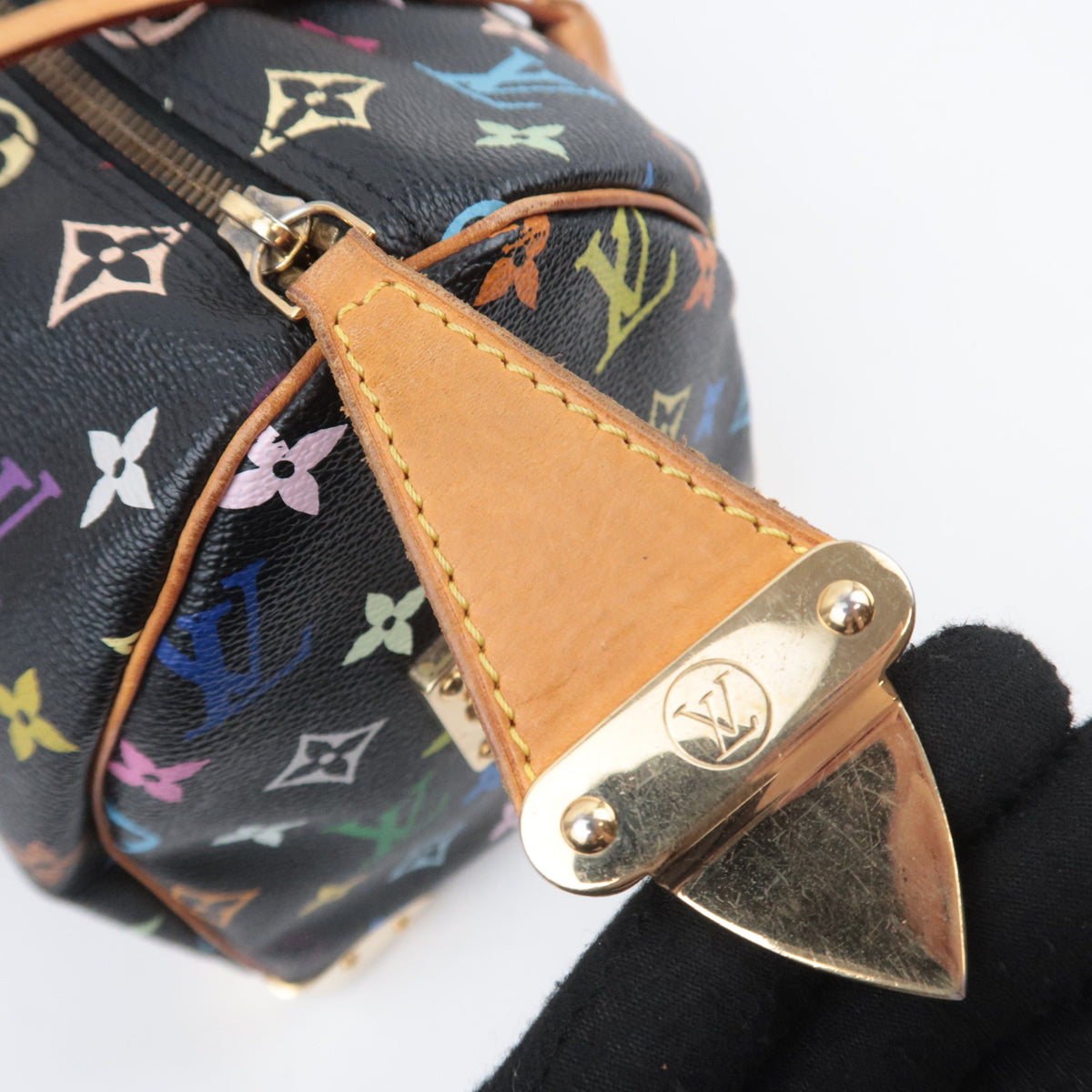 Louis Vuitton Monogram Multicolor Speedy 30 Noir M92642