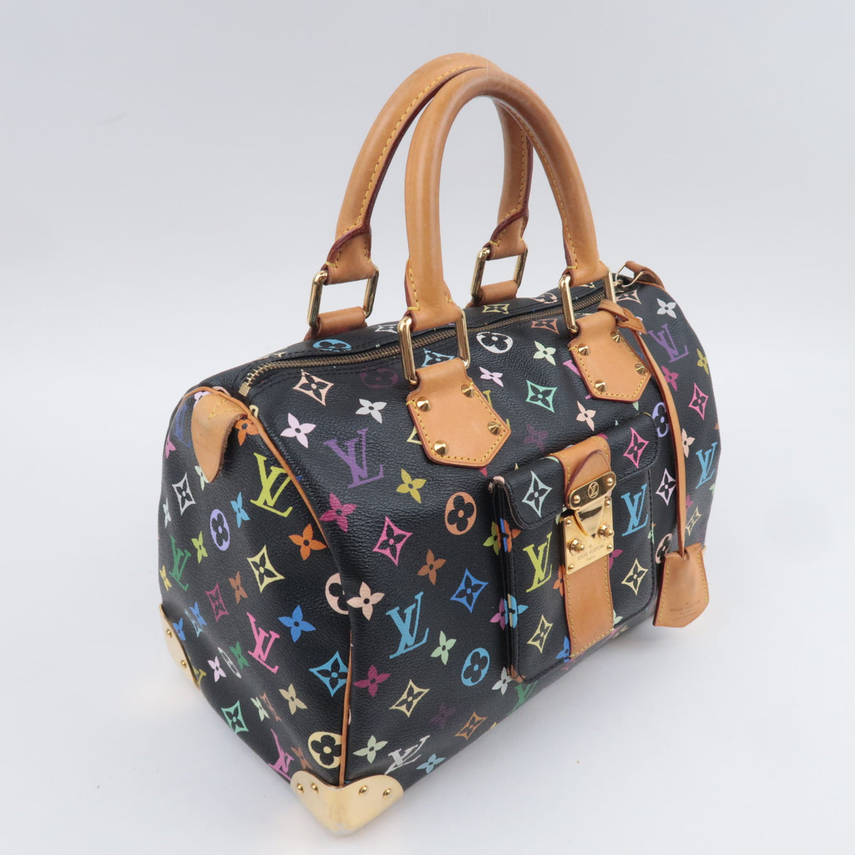 Louis Vuitton Monogram Multicolor Speedy 30 Noir M92642